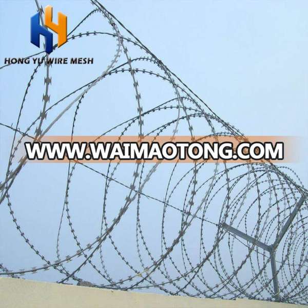 Good Quality galvanized concertina razor barbed wire Wholesaler Price